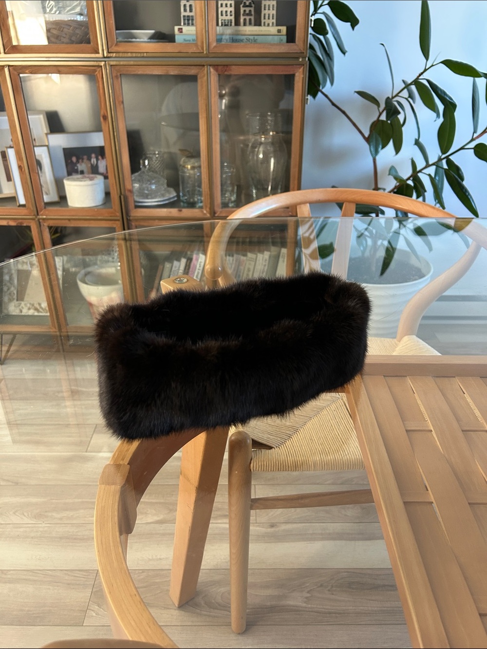 Vintage Authentic Fur Headband - Women Accessories